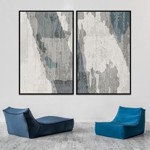 طقم مكون من عدد لوحتين بتصميم مودرن