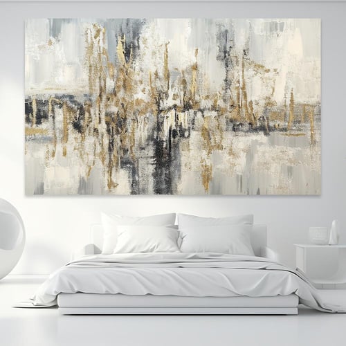 لوحة جدارية تجريدية بتصميم مودرن