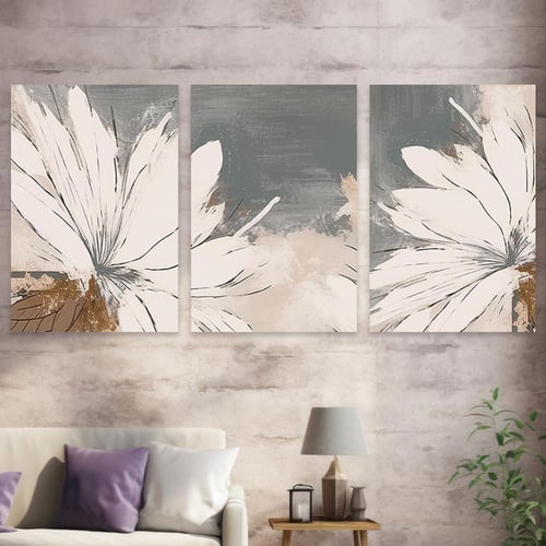 طقم من 3 لوحات بتصميم مودرن