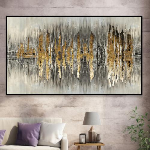 لوحة جدارية تجريدية بتصميم مودرن