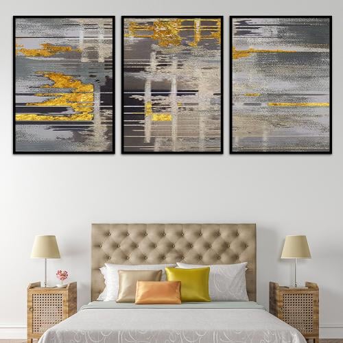 طقم من 3 لوحات بتصميم مودرن