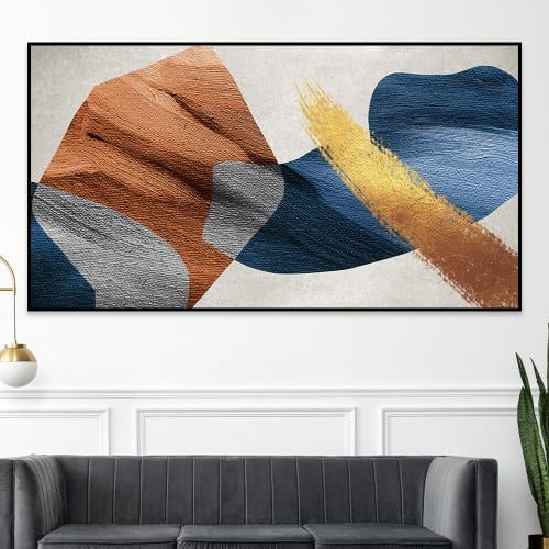 لوحة جدارية تجريدية بتصميم مودرن