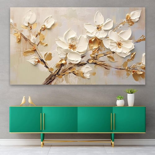 لوحة ورد بتصميم مودرن