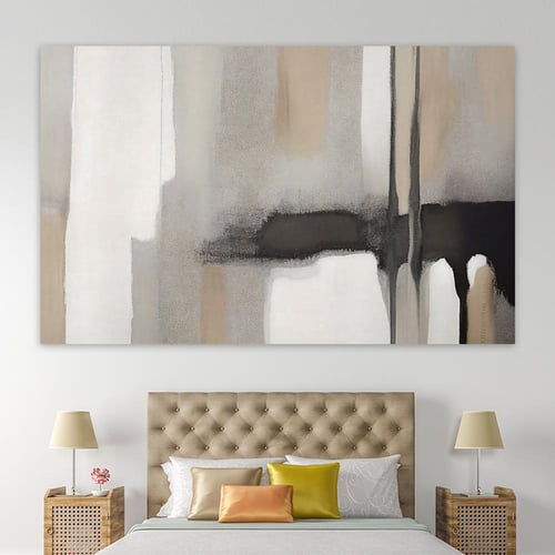 لوحة جدارية تجريدية بتصميم مودرن