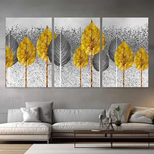 طقم من 3 لوحات بتصميم مودرن