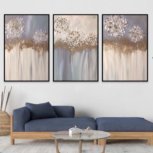 طقم من 3 لوحات بتصميم مودرن