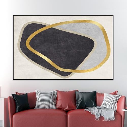 لوحة جدارية تجريدية بتصميم مودرن