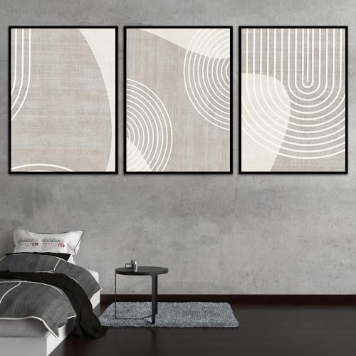 طقم من 3 لوحات بتصميم مودرن