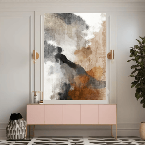 لوحة جدارية فن تجريدي مودرن