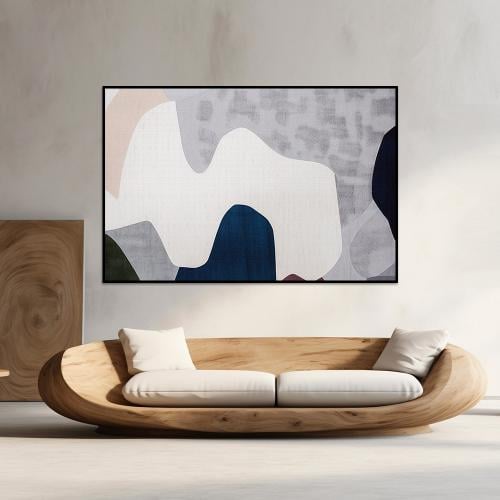 لوحة جدارية تجريدية بتصميم مودرن