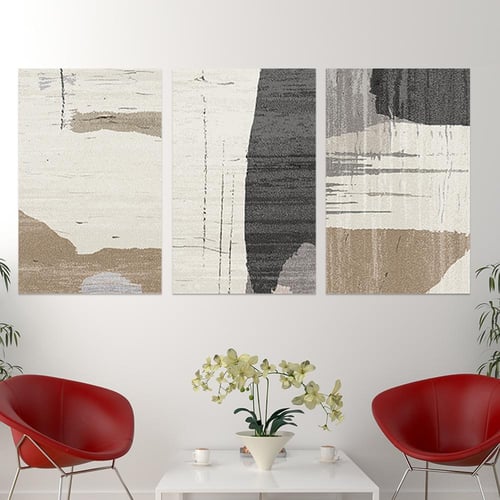 طقم من 3 لوحات بتصميم مودرن