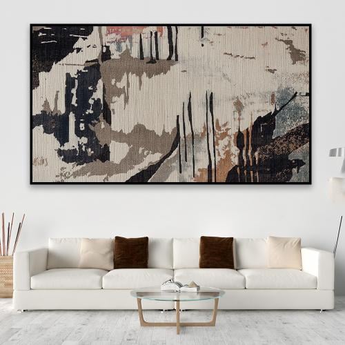 لوحة جدارية تجريدية بتصميم مودرن