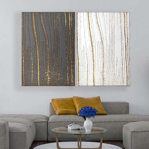 طقم مكون من عدد لوحتين بتصميم مودرن