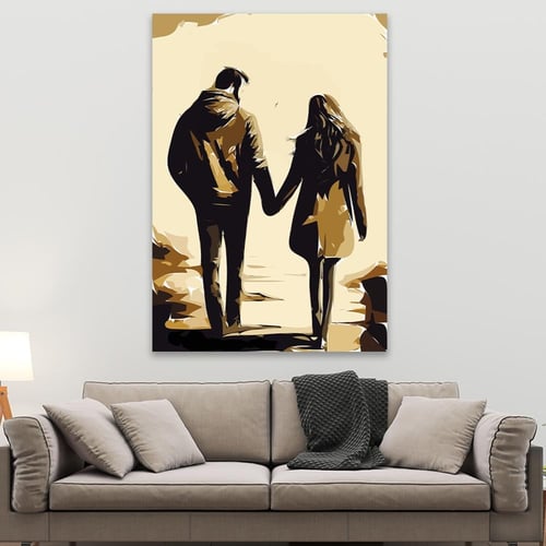 لوحة جدارية فنية ، بتصميم مودرن