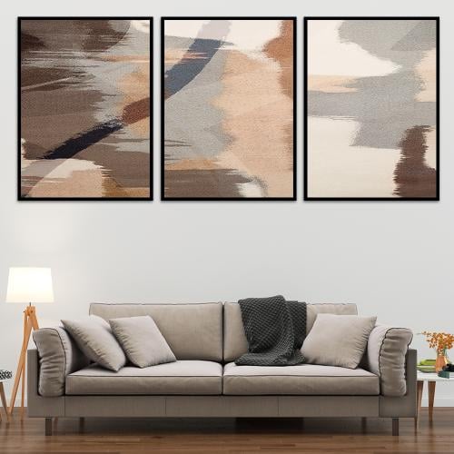طقم من 3 لوحات بتصميم مودرن