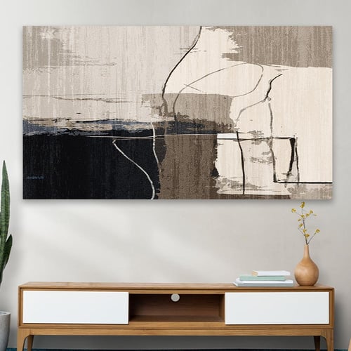 لوحة جدارية تجريدية بتصميم مودرن