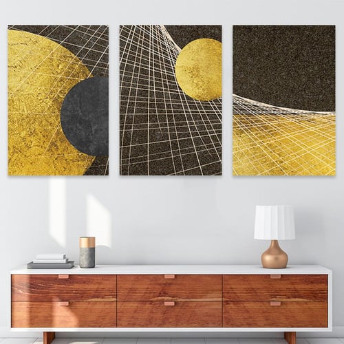 طقم من 3 لوحات بتصميم مودرن