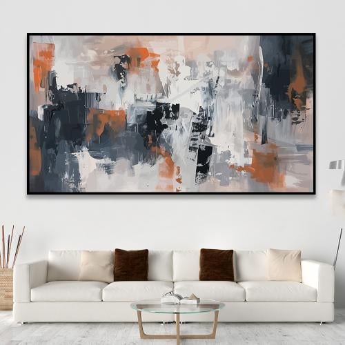 لوحة جدارية تجريدية بتصميم مودرن