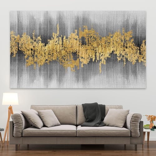 لوحة جدارية تجريدية بتصميم مودرن