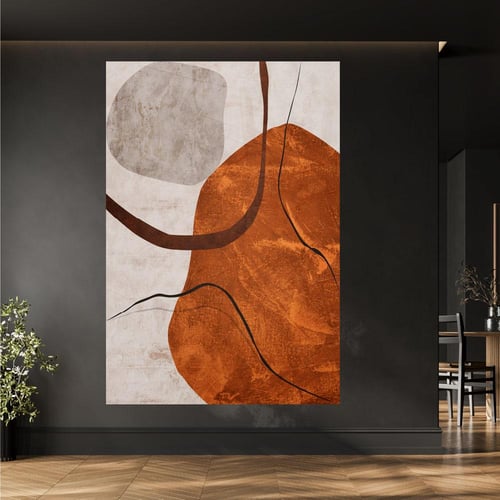 لوحة جدارية فن تجريدي مودرن