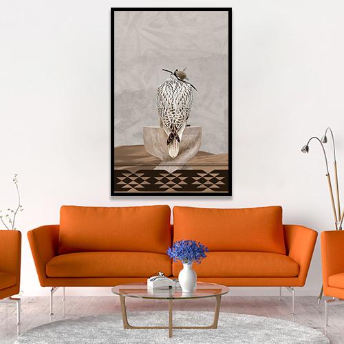 لوحة بتصميم صقر مودرن