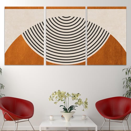 طقم من 3 لوحات بتصميم مودرن