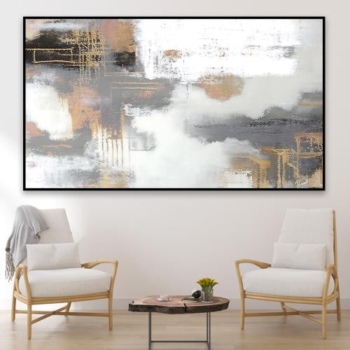 لوحة جدارية تجريدية بتصميم مودرن