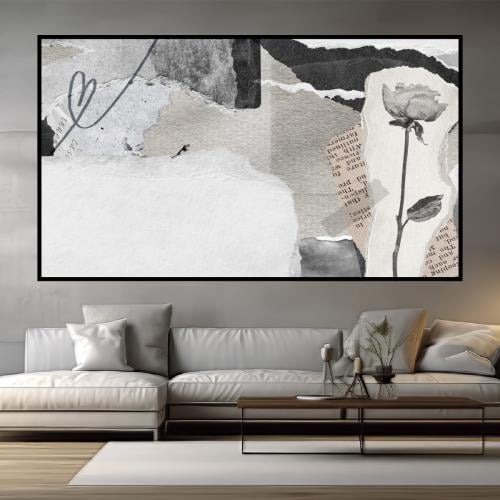 لوحة جدارية تجريدية بتصميم مودرن