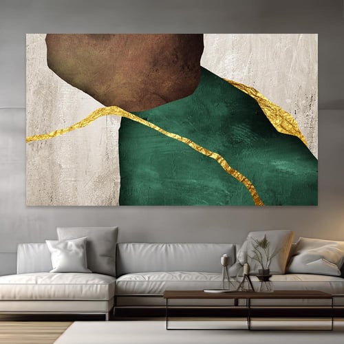 لوحة جدارية تجريدية بتصميم مودرن