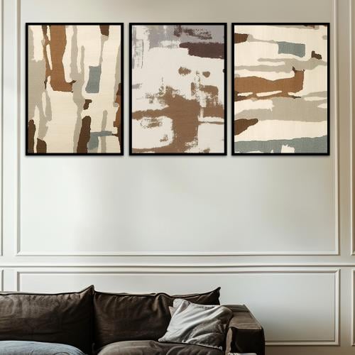 طقم من 3 لوحات بتصميم مودرن