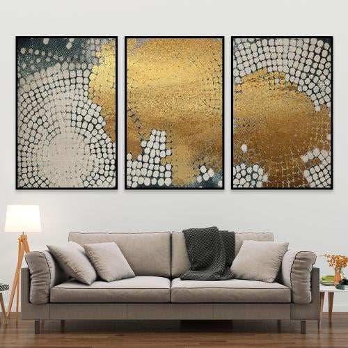 طقم من 3 لوحات بتصميم مودرن