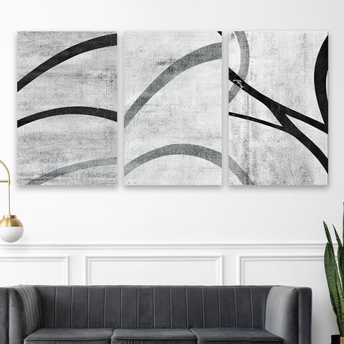 طقم من 3 لوحات بصميم مودرن