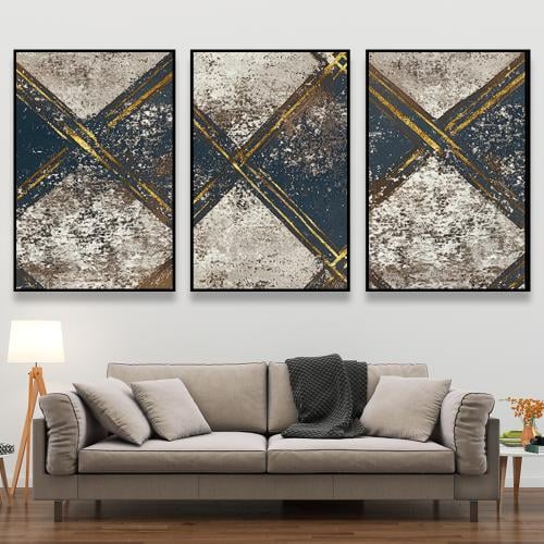 طقم من 3 لوحات بصميم مودرن