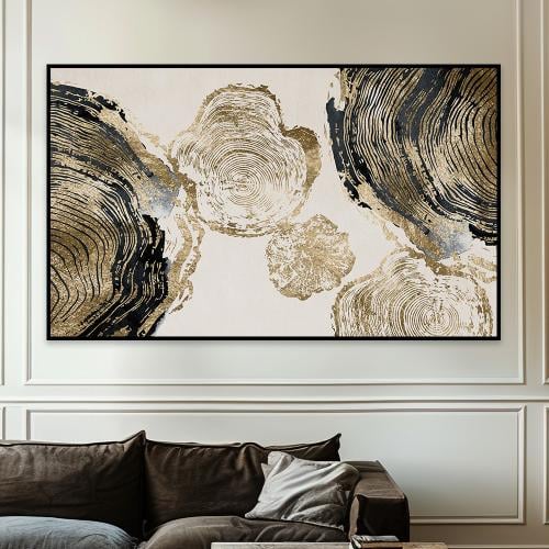 لوحة جدارية تجريدية بتصميم مودرن