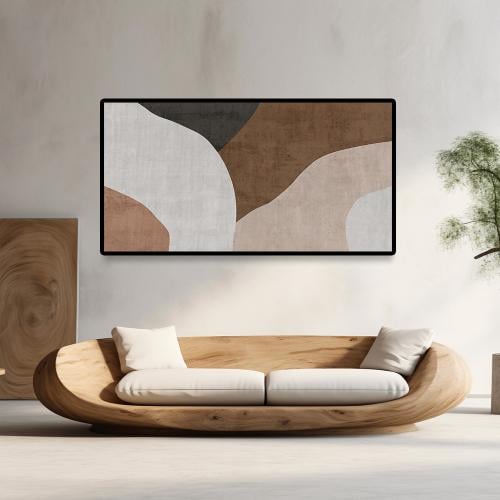 لوحة جدارية تجريدية بتصميم مودرن