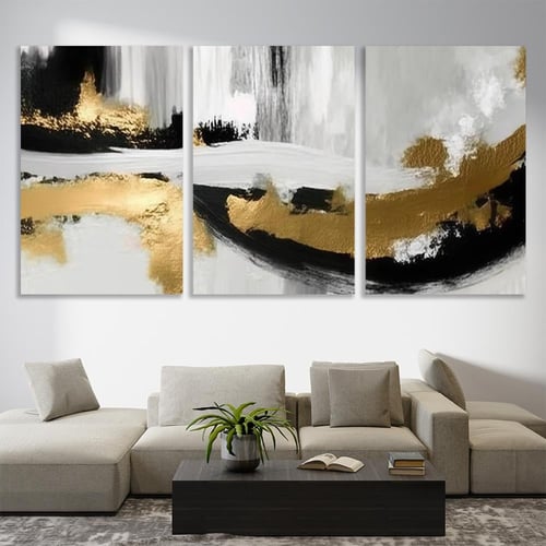 طقم من 3 لوحات بتصميم مودرن