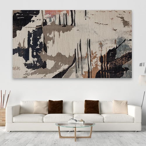 لوحة جدارية تجريدية بتصميم مودرن