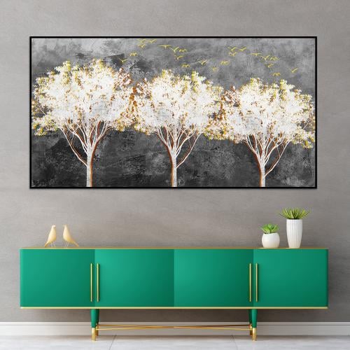 لوحة جدارية تجريدية بتصميم مودرن