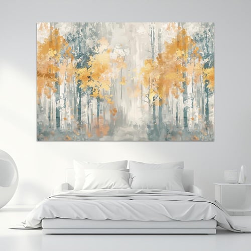 لوحة جدارية تجريدية بتصميم مودرن