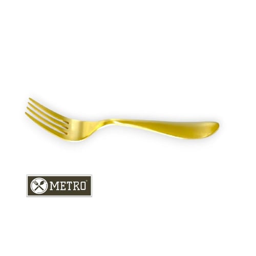 شوكا استيل 16 سم ذهبي