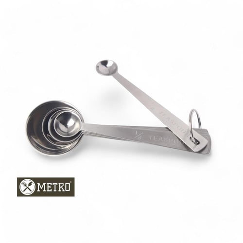 طقم قياس ملعقة استيل 5 حبة