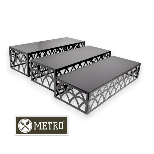 استاند بوفية اسود مقاس53*19*11سم مستطيل