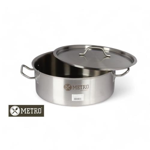 قدر ستانلس ستيل مترو مسطح 14/36 سم