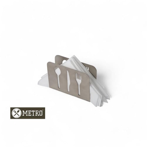 استاند منديل فضي