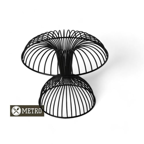 سلة فواكة دورين اسود تركي 30*25 سم