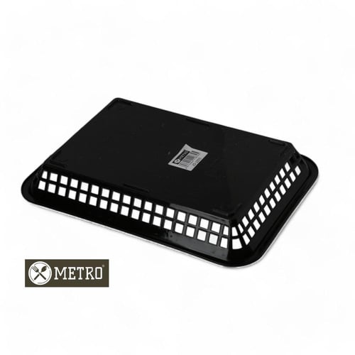 سلة بلاستك مستطيل اسود