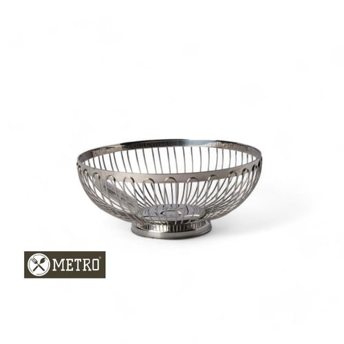 سلة خبز استيل مدور 20 سم