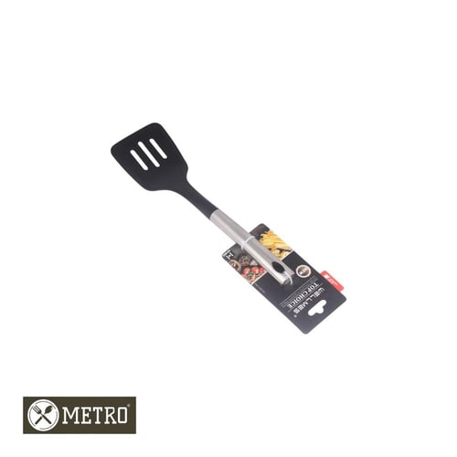 ملعقة طبخ تيفال يد استيل قلاب مخرم