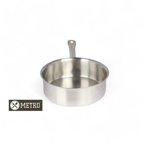 كسرولة ستيل ميترو مسطح 32/10.5 سم