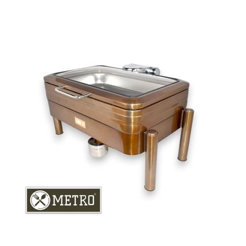 rectangular copper buffet heater